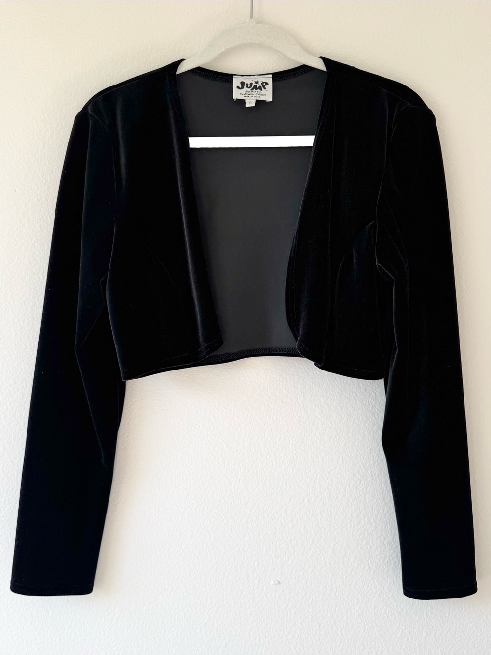 Vintage Jump Velvet Cropped Bolero
